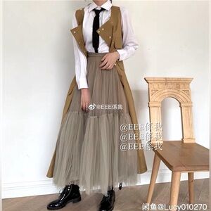 Designer Multi-layered Tulle Skirt